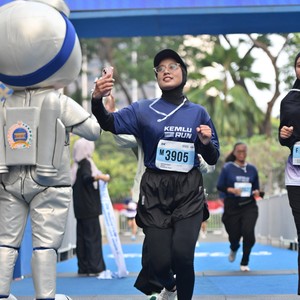 Race photo from KEMLU RUN 2026
