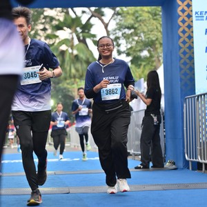 Race photo from KEMLU RUN 2026