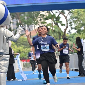 Race photo from KEMLU RUN 2026