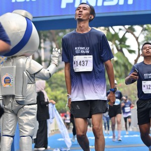 Race photo from KEMLU RUN 2026