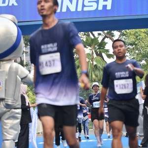 Race photo from KEMLU RUN 2026