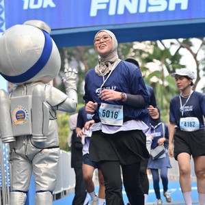 Race photo from KEMLU RUN 2026
