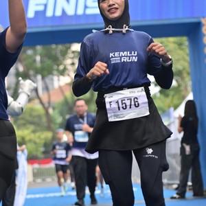 Race photo from KEMLU RUN 2026