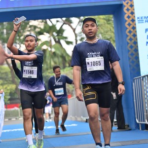 Race photo from KEMLU RUN 2026