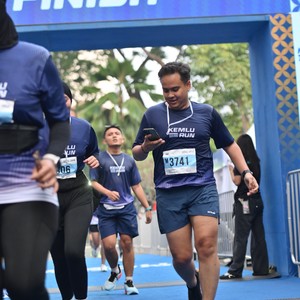Race photo from KEMLU RUN 2026