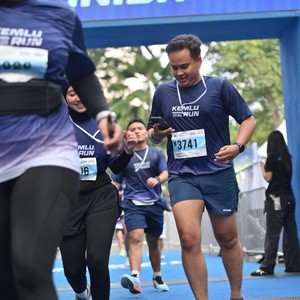 Race photo from KEMLU RUN 2026
