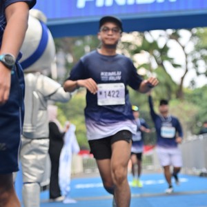 Race photo from KEMLU RUN 2026