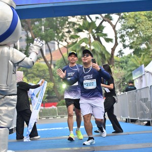 Race photo from KEMLU RUN 2026