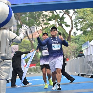 Race photo from KEMLU RUN 2026