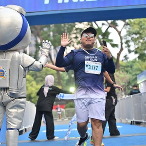 Race photo from KEMLU RUN 2026