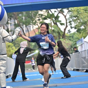Race photo from KEMLU RUN 2026