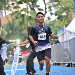 Race photo from KEMLU RUN 2026