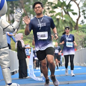 Race photo from KEMLU RUN 2026