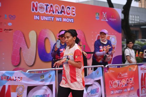 Race photo from NOTARACE 2025