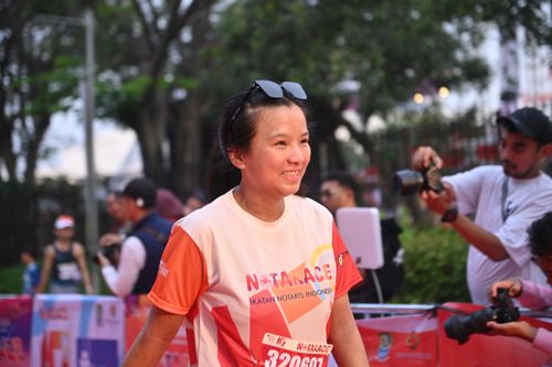 Race photo from NOTARACE 2025