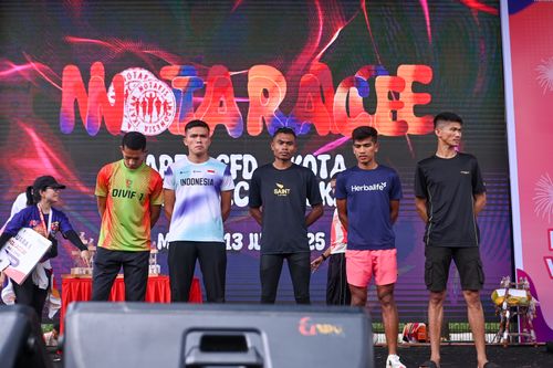 Race photo from NOTARACE 2025