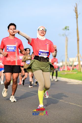 Race photo from CISANGKAN KBP CITY RUN 2025
