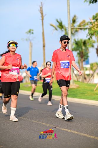 Race photo from CISANGKAN KBP CITY RUN 2025