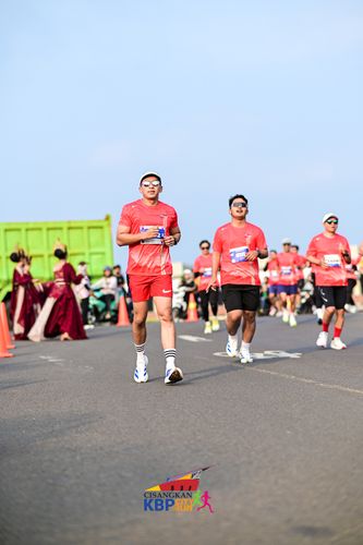 Race photo from CISANGKAN KBP CITY RUN 2025
