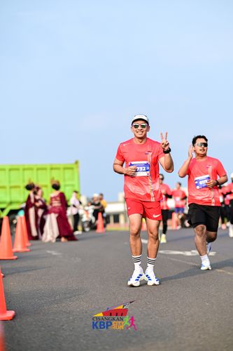 Race photo from CISANGKAN KBP CITY RUN 2025