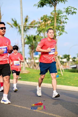 Race photo from CISANGKAN KBP CITY RUN 2025