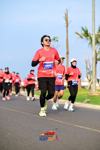 Race photo from CISANGKAN KBP CITY RUN 2025