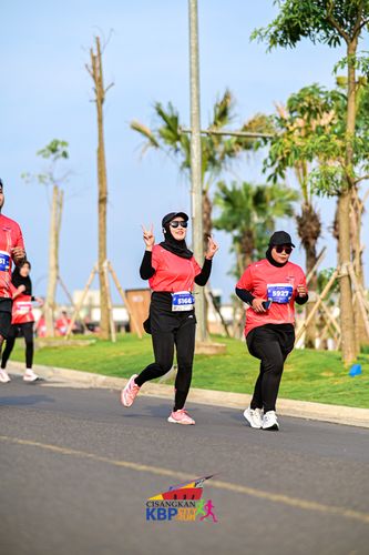 Race photo from CISANGKAN KBP CITY RUN 2025