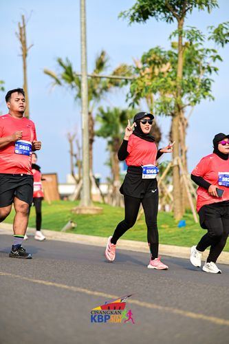 Race photo from CISANGKAN KBP CITY RUN 2025