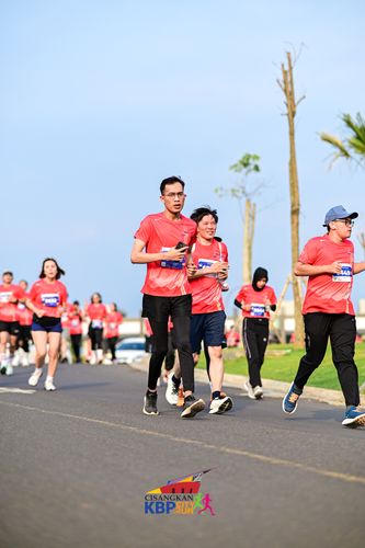 Race photo from CISANGKAN KBP CITY RUN 2025