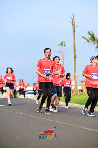 Race photo from CISANGKAN KBP CITY RUN 2025