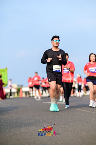 Race photo from CISANGKAN KBP CITY RUN 2025