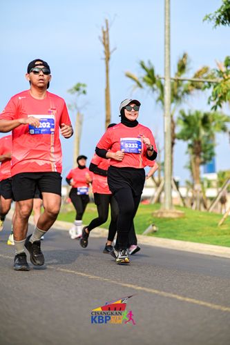 Race photo from CISANGKAN KBP CITY RUN 2025