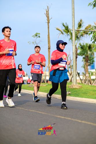 Race photo from CISANGKAN KBP CITY RUN 2025