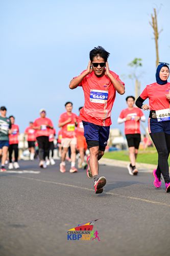 Race photo from CISANGKAN KBP CITY RUN 2025