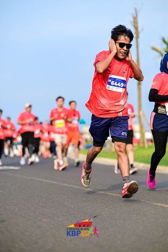 Race photo from CISANGKAN KBP CITY RUN 2025