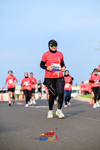 Race photo from CISANGKAN KBP CITY RUN 2025