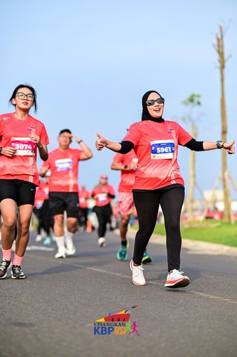 Race photo from CISANGKAN KBP CITY RUN 2025