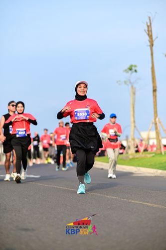 Race photo from CISANGKAN KBP CITY RUN 2025