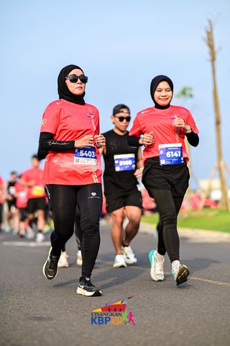 Race photo from CISANGKAN KBP CITY RUN 2025