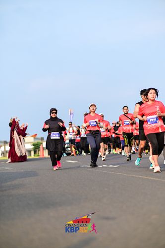 Race photo from CISANGKAN KBP CITY RUN 2025