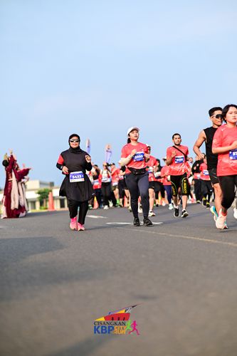 Race photo from CISANGKAN KBP CITY RUN 2025