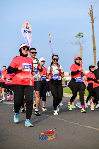 Race photo from CISANGKAN KBP CITY RUN 2025