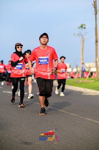 Race photo from CISANGKAN KBP CITY RUN 2025