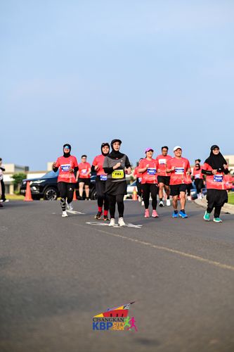 Race photo from CISANGKAN KBP CITY RUN 2025
