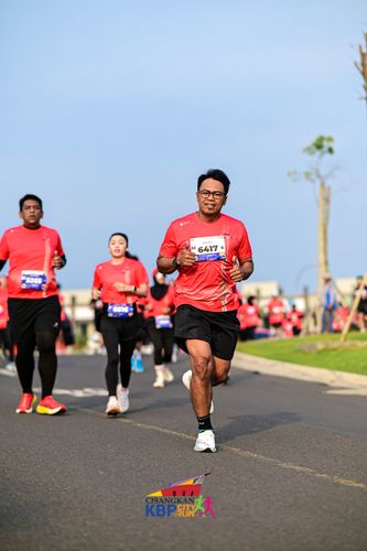 Race photo from CISANGKAN KBP CITY RUN 2025