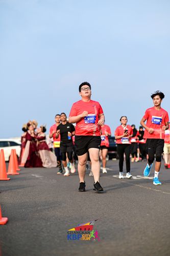 Race photo from CISANGKAN KBP CITY RUN 2025