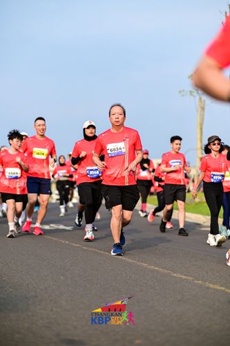 Race photo from CISANGKAN KBP CITY RUN 2025