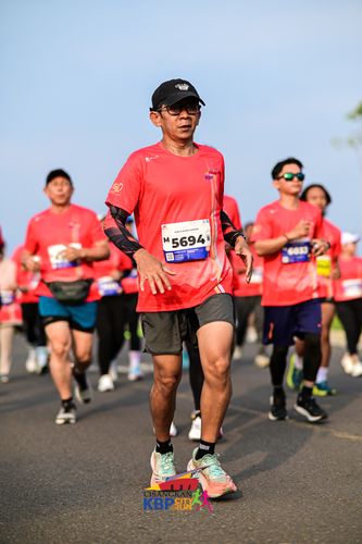 Race photo from CISANGKAN KBP CITY RUN 2025