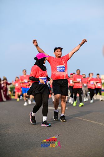 Race photo from CISANGKAN KBP CITY RUN 2025