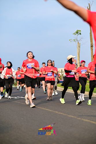 Race photo from CISANGKAN KBP CITY RUN 2025
